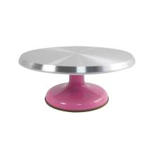 Metal rotating stand pink 30 cm