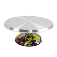 Metal swivel stand with abstract print 30 cm