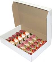 Krabice na 15 ks chlebíčků (43 x 38,5 x 7,5 cm)