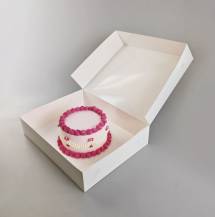 Krabice na roládu JOY bílá nepromastitelná (30 x 45 x 10 cm)