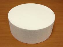 Polystyrénová maketa kruh 8 cm (výška 10 cm)