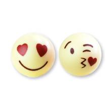 Boules de chocolat Michelle Smiley amoureux grandes (8 pcs)