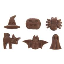 Orion silikonová forma na čokoládu oranžová Halloween