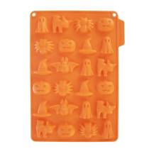 Orion silikonová forma na čokoládu oranžová Halloween