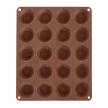 Orion silicone baking mold for mini muffins brown (for 20 pcs.)