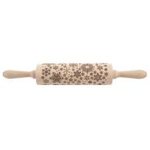 Orion Wooden cylinder with snowflake pattern 20/38 cm