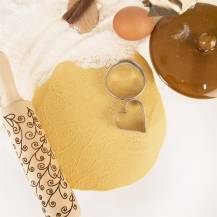 Orion Válec dřevěný se vzorem stonků 16/33 cm 1