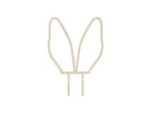 PartyDeco wooden cake decorations Rabbit ears