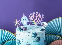 PartyDeco zapichovací dekorace na dort Podmořský svět 1
