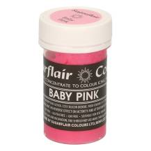 Pastelová gélová farba Sugarflair (25 g) Baby Pink