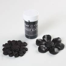 Pastelová gelová barva Sugarflair (25 g) Midnight Black 1