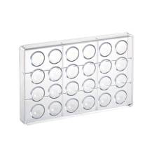 Plastová forma na čokoládu Polokoule 3,3 cm