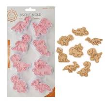 Plastové vypichovače Dinosauři (8 ks)