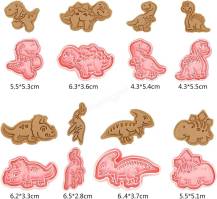 Plastové vypichovače Dinosauři (8 ks)