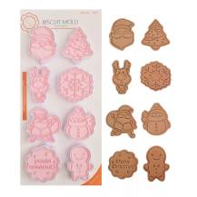 Plastové vypichovače Vánoce 2 (8 ks)