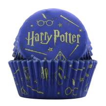 PME Harry Potter košíčky na muffiny s alobalovým vnitřkem modré s obrázky (30 ks) 2