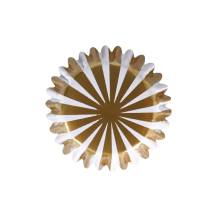 PME košíčky na mini muffiny s alobalovým vnitřkem Vánoční zlaté a bílé s vločkami (60 ks)