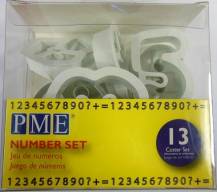 PME coupe-plastique Chiffres (13 pcs)