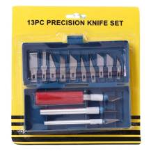 Sada skalpelů s náhradními čepelemi (13 ks)