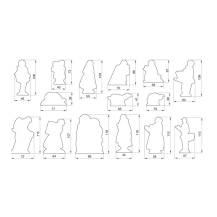 Sada vykrajovátek Betlém (15 ks)