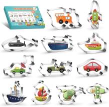 Sada vykrajovátek Dopravní prostředky (12 ks)