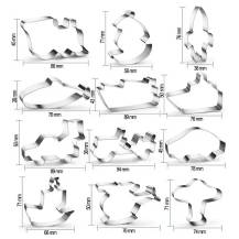 Sada vykrajovátek Dopravní prostředky (12 ks)