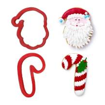 Sada vykrajovátek Santa a cukrová hůlka (2 ks)