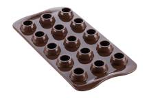 Silikomart forma na čokoládu Choco Drop 3D 2