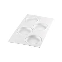 Silikomart sada silikonové formy a ráfků na tartaletky Kit Tarte Ring 100 mm (na 4 ks)