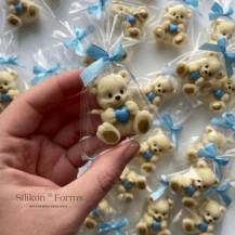 SilikonForms silikonová forma Medvídek se srdcem