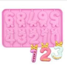 Силіконова форма "Числа з бантом"