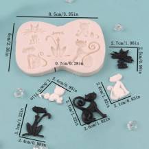 Silikonová forma Kočky