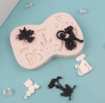 Silikonová forma Kočky