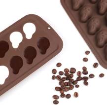 Silikonová forma na čokoládu Lebky