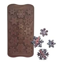 Silikonová forma na čokoládu Sněhové vločky