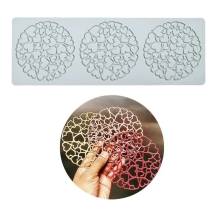 Силіконова форма для мережива Сердечка-кільця