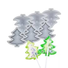 Силіконова форма для льодяників "Ялинки"