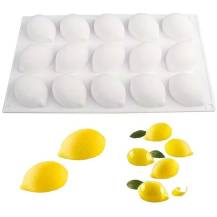 Silikonová forma na pečení/na mražené dezerty Citrony (na 15 ks)