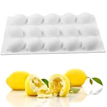 Silikonová forma na pečení/na mražené dezerty Citrony (na 15 ks)