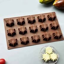 Силіконова форма для випічки/заморожених десертів "Зірочки" (15 штук)