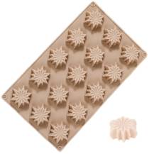 Silikonová forma na pečení/na mražené dezerty Hvězdy (na 15 ks)