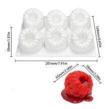 Silikonová forma na pečení/na mražené dezerty Maliny (na 6 ks)