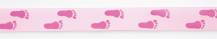 Стрічка для окантовки торта Culpitt Pink Traces 2,4 см x 25 м