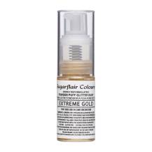 Sugarflair Extreme Gold spray glitter (10 g) E171 free