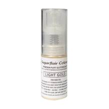 Sugarflair Light Gold spray glitter (10 g) E171 free