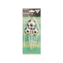 Svíčky Fotbalové míče balónky (3 ks)