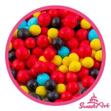 Cukrowe perły SweetArt Cars mix 7 mm (1 kg)