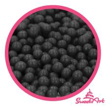Perles de sucre SweetArt noires 5 mm (80 g)