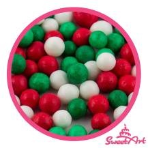 Cukrowe perły SweetArt Świąteczna mieszanka 7 mm (80 g)