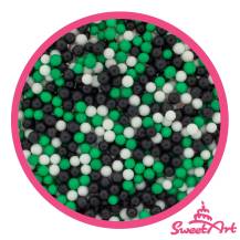 SweetArt sugar pearls Football mix 5 mm (80 g)